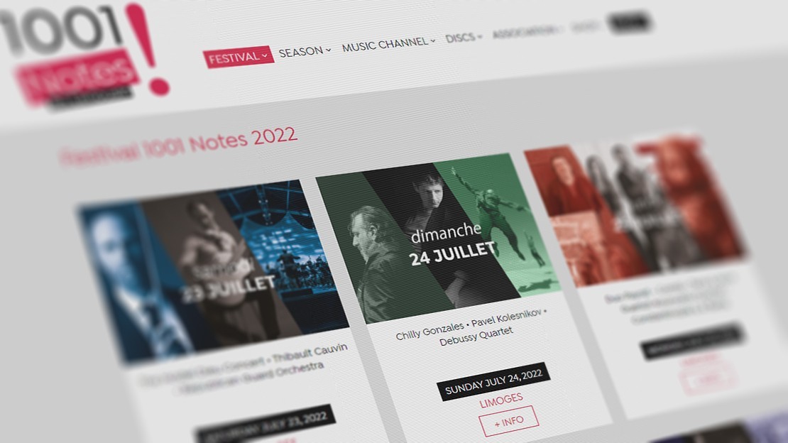 1001 Notes Classical Music Festival – Limoges Summer 2022